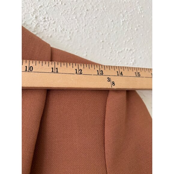 J.Crew Parke Bi Stretch Blazer Jacket Camel Brown Career Work Business Preppy - Picture 5 of 11